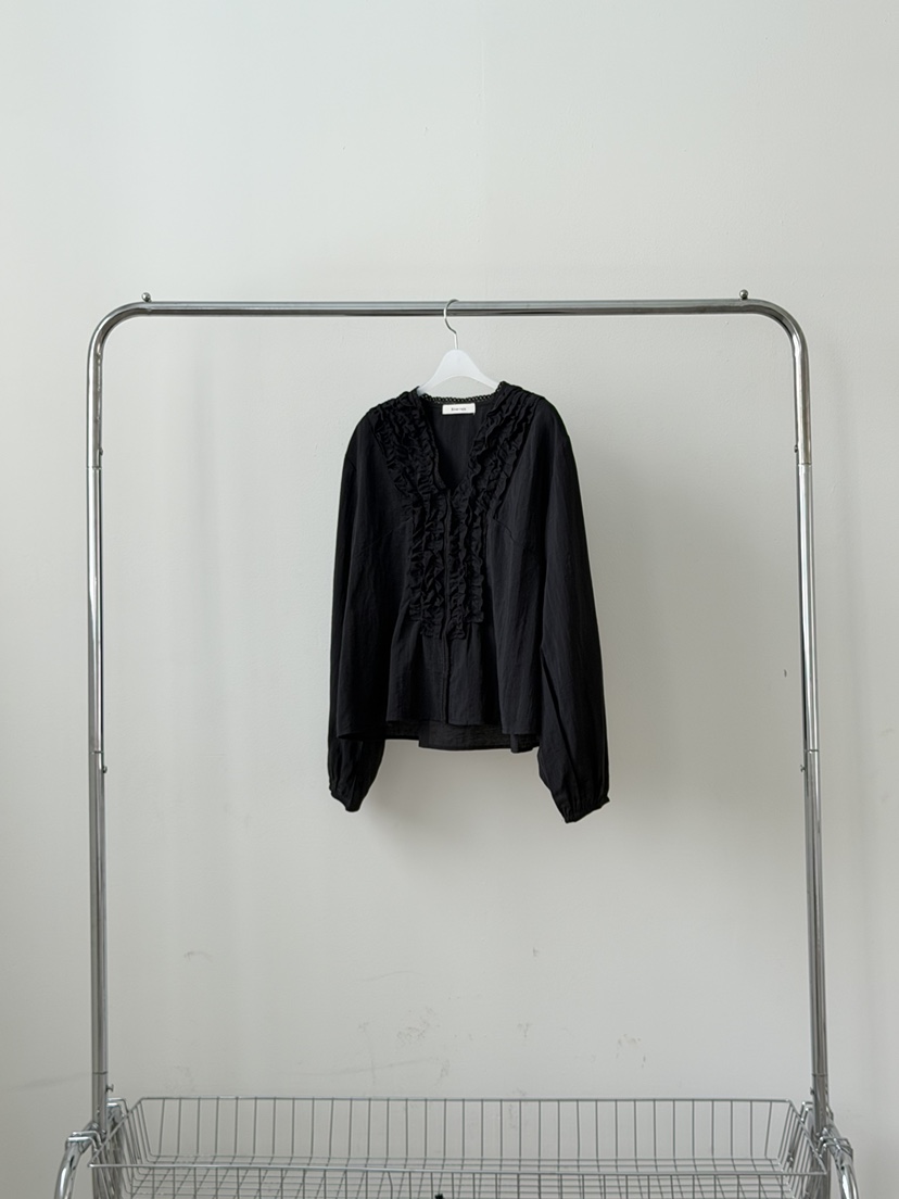 RIVER RAIN韓國東大門代購女裝新款休閑職業推薦襯衫蕾絲衫RIVER RAIN襯衫/蕾絲衫圖色2