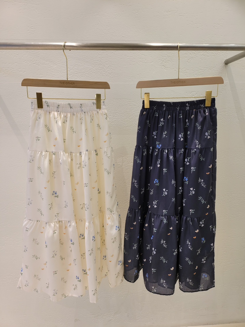 THE OTHER韓國東大門代購女士新款時尚26春夏長裙小碎花THE OTHER長裙