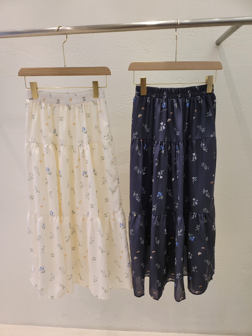 THE OTHER韓國東大門代購女士新款時尚26春夏長裙小碎花THE OTHER長裙