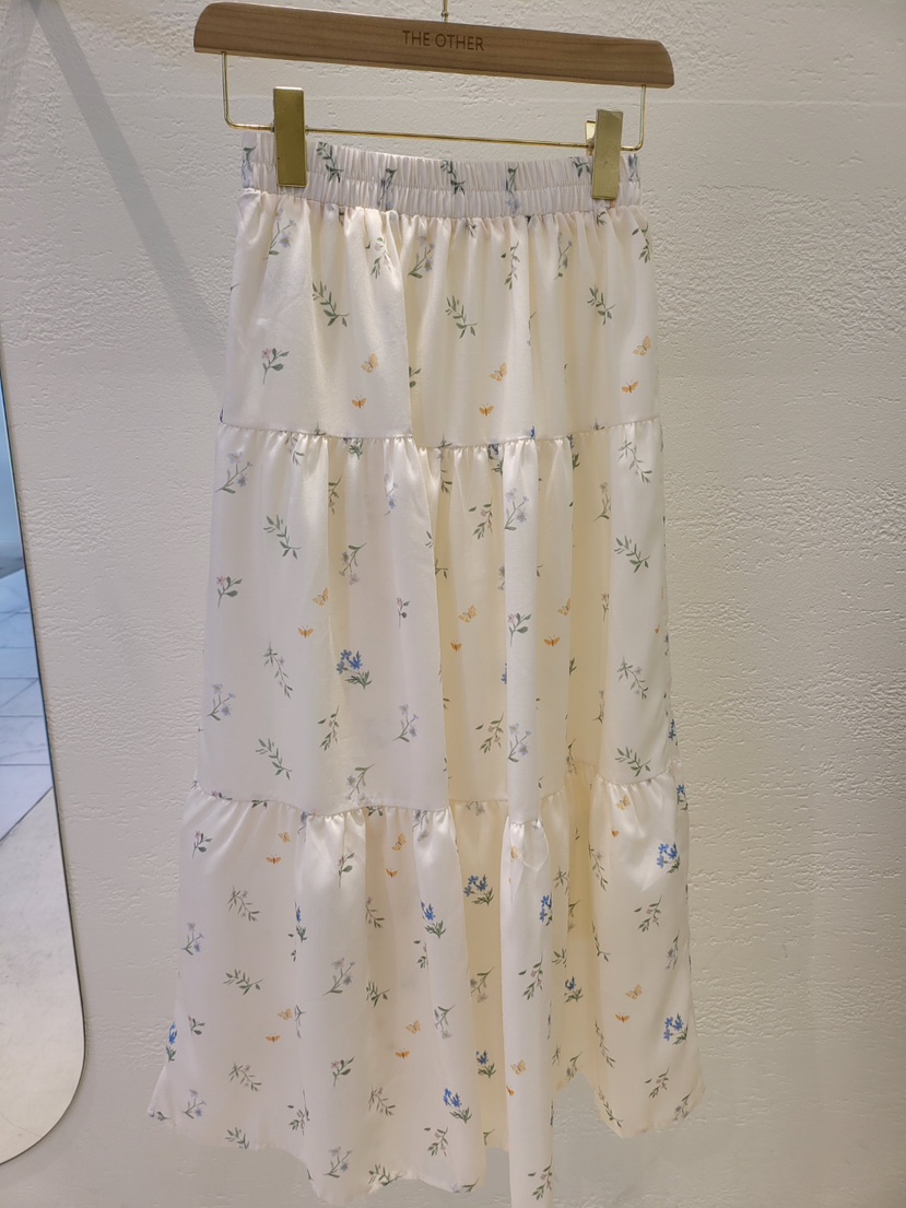 THE OTHER韓國東大門代購女士新款時尚26春夏長裙小碎花THE OTHER長裙圖色2