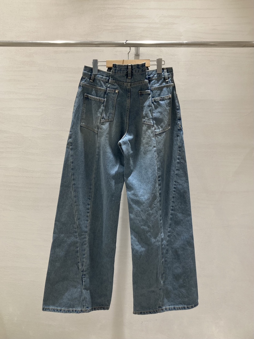 ROUGH韓國代購女士新款休閑人氣26春夏推薦職業熱賣牛仔褲ROUGH牛仔褲