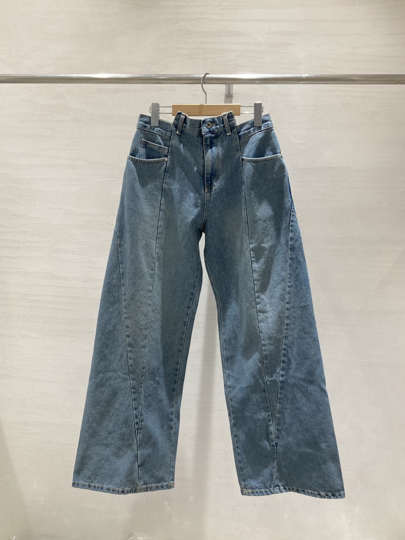 ROUGH韓國代購女士新款休閑人氣26春夏推薦職業熱賣牛仔褲ROUGH牛仔褲圖色1