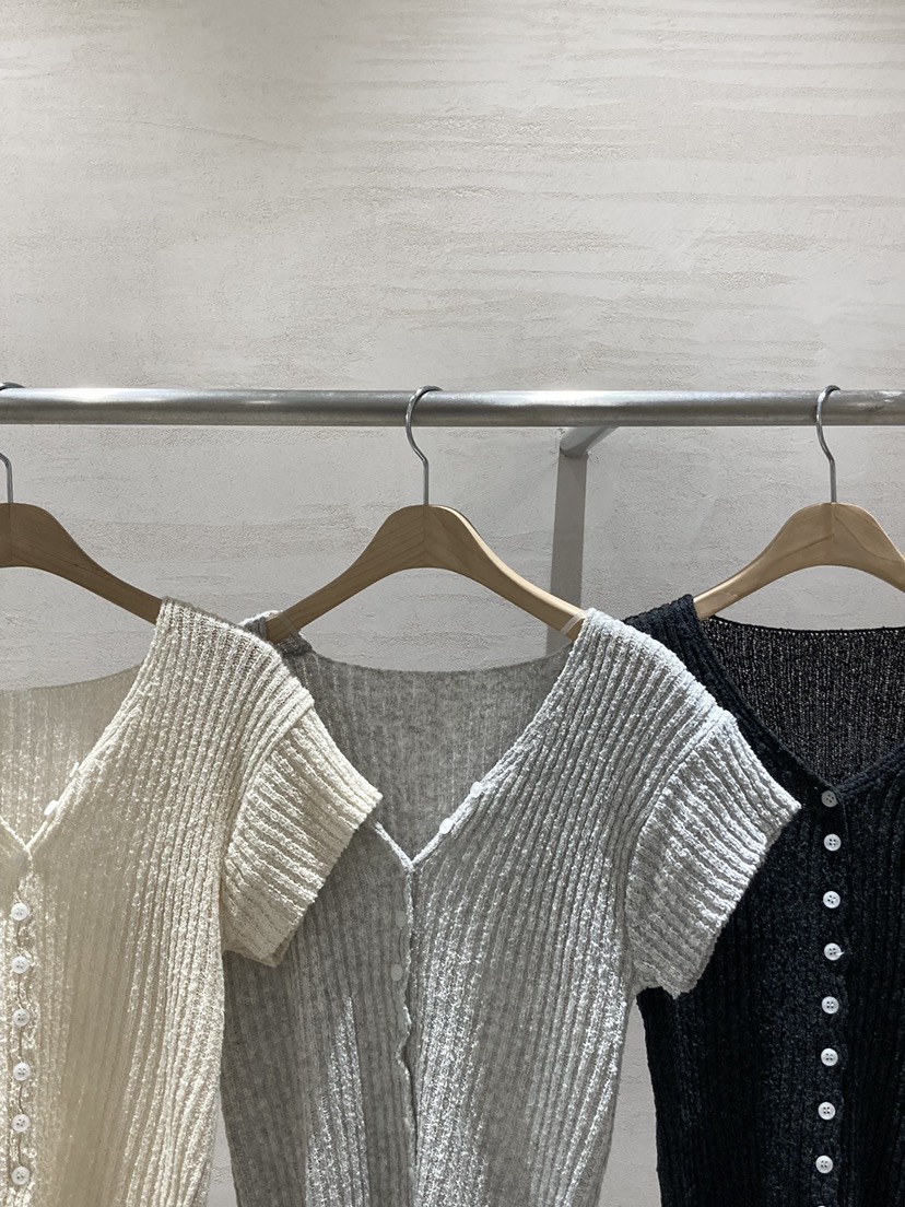 ROUGH韓國東大門代購女裝新款人氣職業26春夏針織衫亞麻開衫ROUGH針織衫