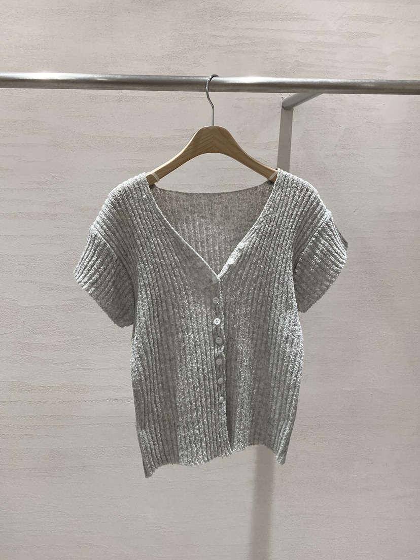 ROUGH韓國東大門代購女裝新款人氣職業26春夏針織衫亞麻開衫ROUGH針織衫圖色3