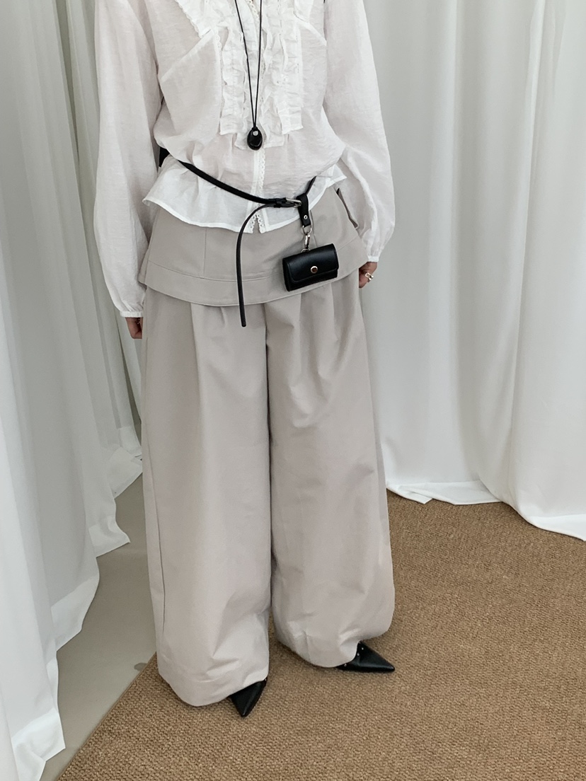 RIVER RAIN韓國東大門代購女士新款人氣推薦職業26春夏休閑褲RIVER RAIN休閑褲