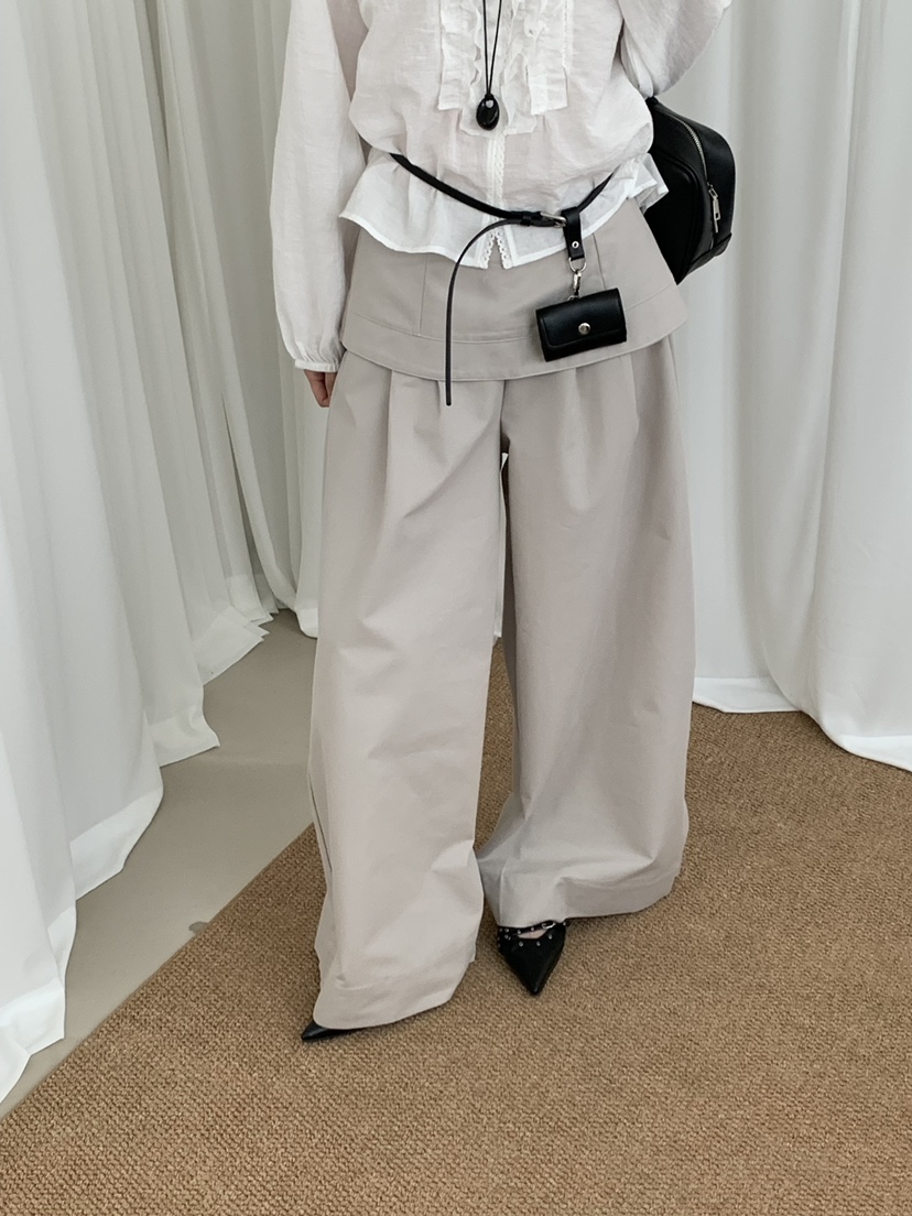 RIVER RAIN韓國東大門代購女士新款人氣推薦職業26春夏休閑褲RIVER RAIN休閑褲