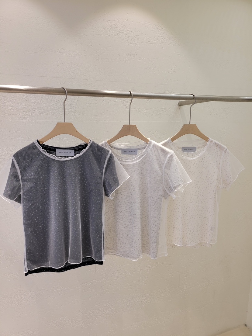THE OTHER韓國東大門直郵女士新品熱賣26春夏人氣T恤透明THE OTHERT恤