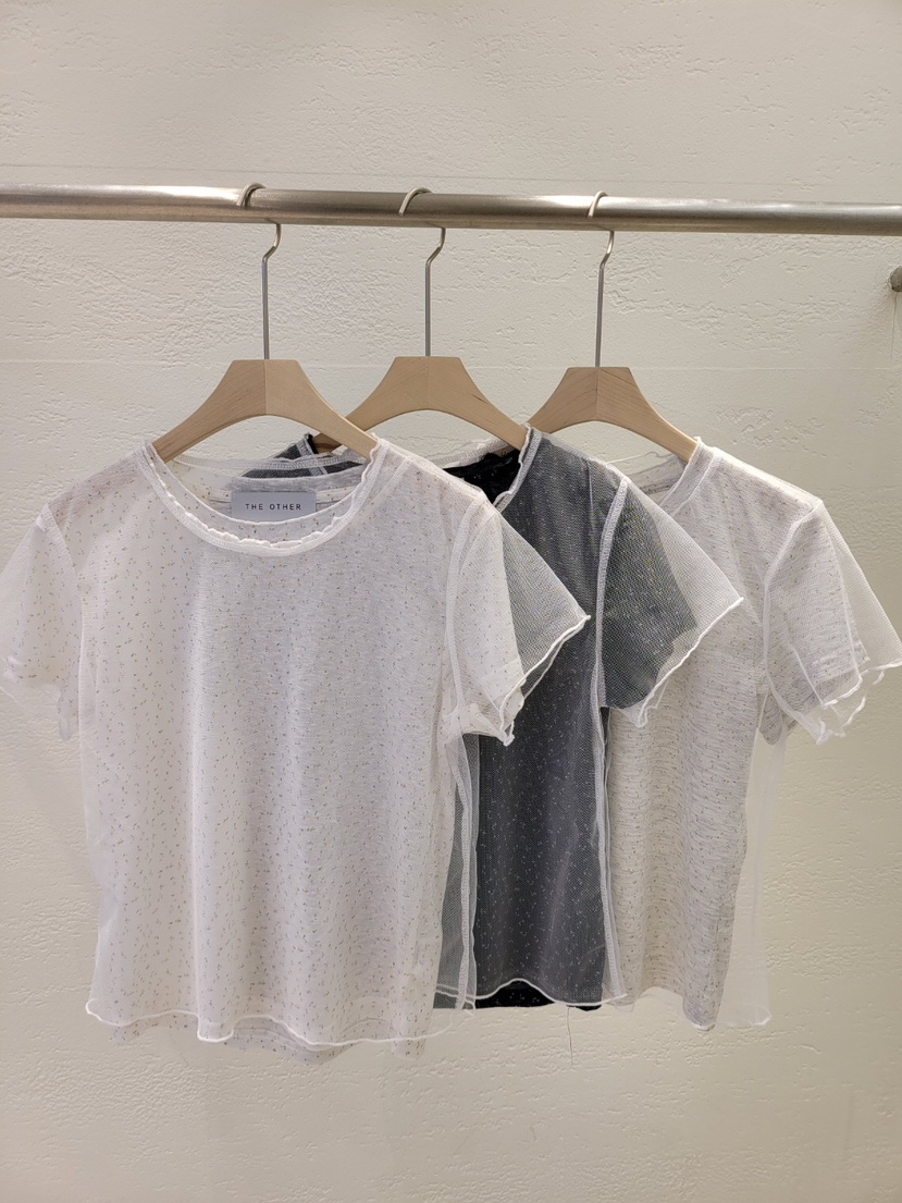 THE OTHER韓國東大門直郵女士新品熱賣26春夏人氣T恤透明THE OTHERT恤