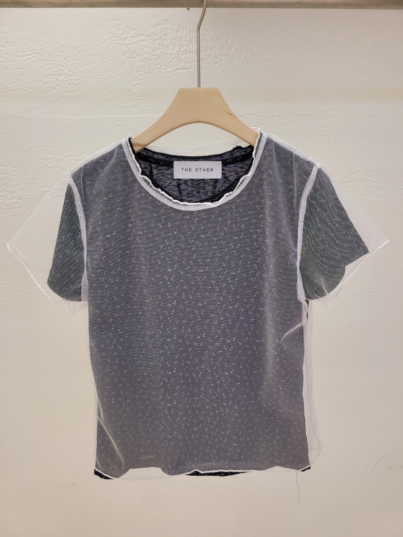 THE OTHER韓國東大門直郵女士新品熱賣26春夏人氣T恤透明THE OTHERT恤圖色1
