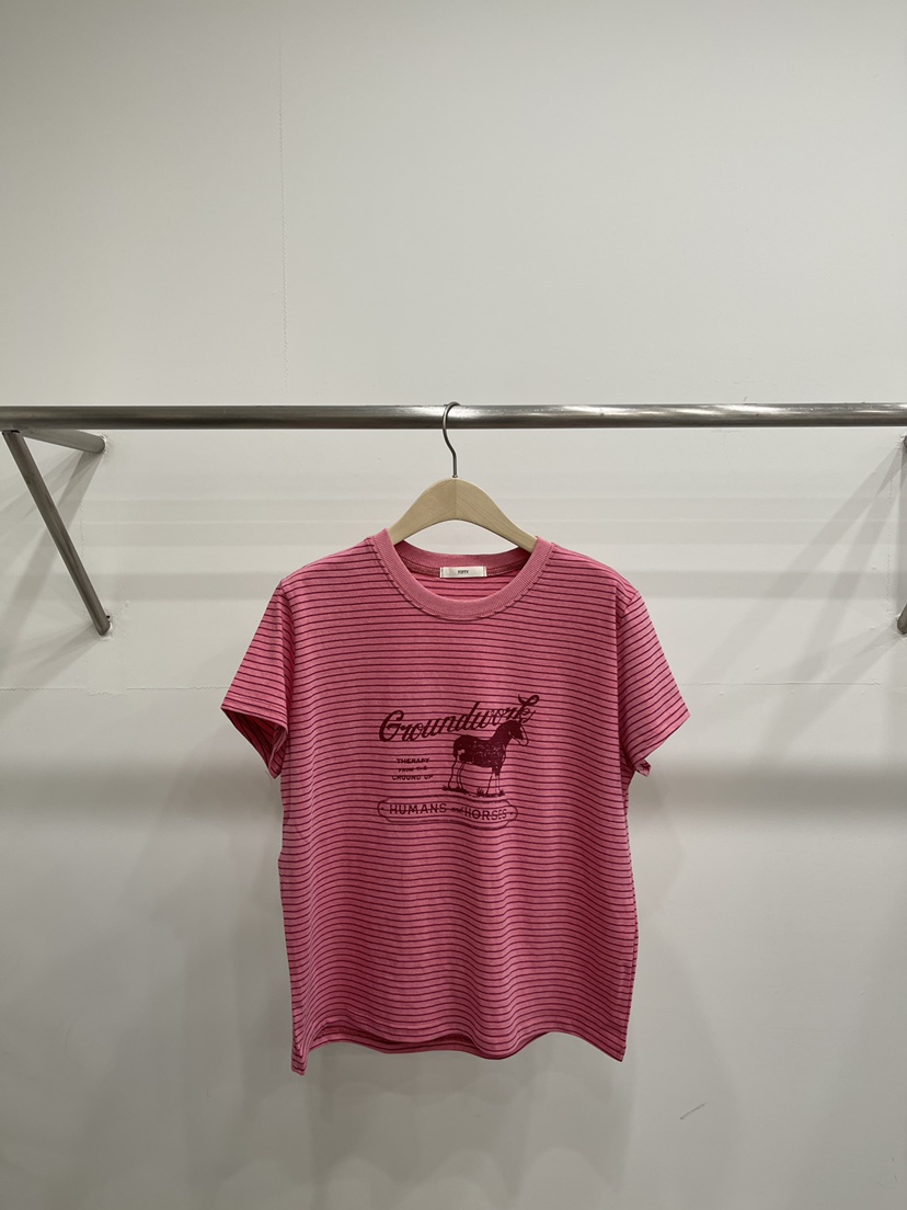 FIFTY韓國直郵實拍女士新品26春夏熱賣休閑職業人氣推薦T恤FIFTYT恤圖色1