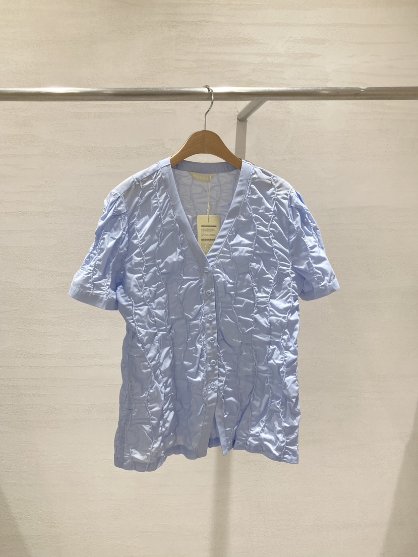 ROUGH韓國東大門代購女裝新品職業時尚人氣推薦襯衫蕾絲衫ROUGH襯衫/蕾絲衫圖色2