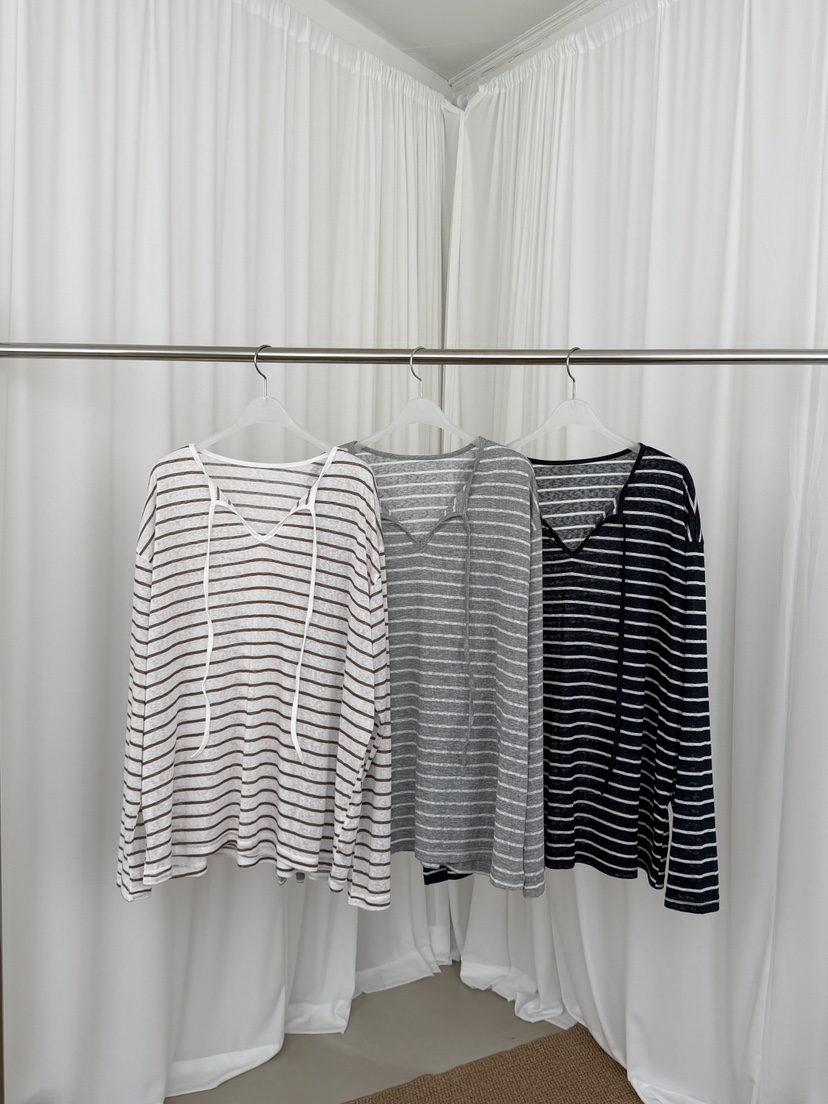 RIVER RAIN韓國直郵實拍女士新款職業推薦休閑熱賣長袖T恤RIVER RAIN長袖T恤