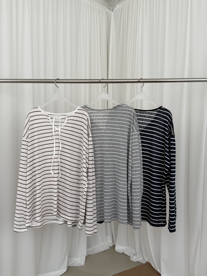 RIVER RAIN韓國直郵實拍女士新款職業推薦休閑熱賣長袖T恤RIVER RAIN長袖T恤