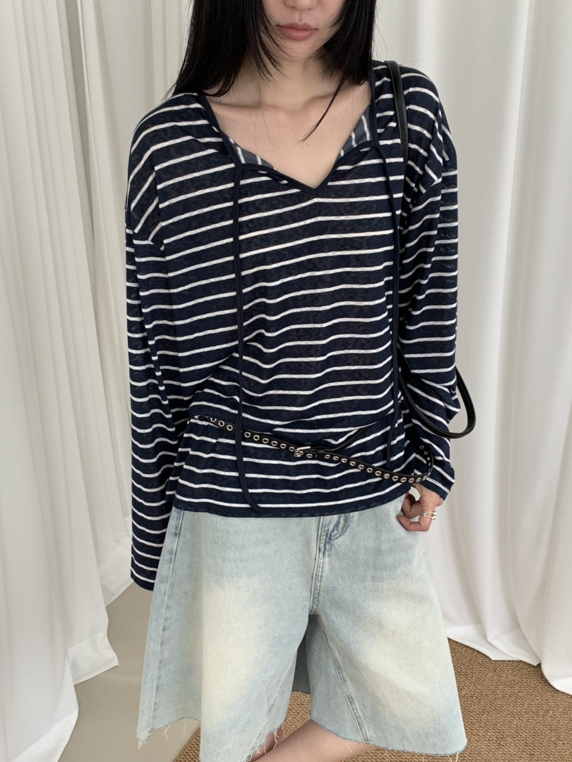 RIVER RAIN韓國直郵實拍女士新款職業推薦休閑熱賣長袖T恤RIVER RAIN長袖T恤