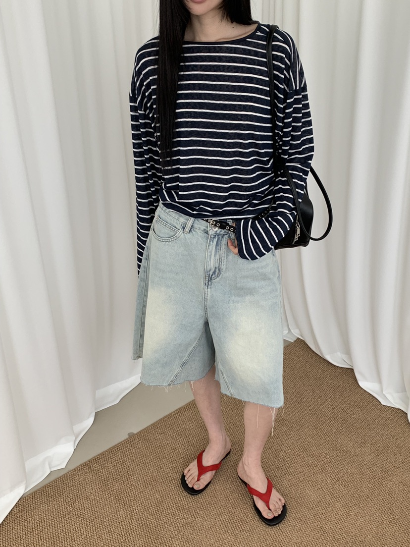 RIVER RAIN韓國直郵實拍女士新款職業推薦休閑熱賣長袖T恤RIVER RAIN長袖T恤