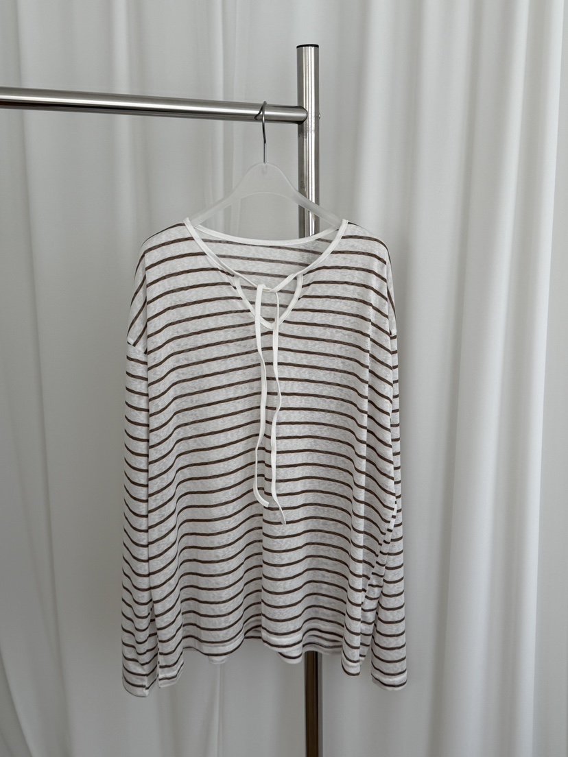 RIVER RAIN韓國直郵實拍女士新款職業推薦休閑熱賣長袖T恤RIVER RAIN長袖T恤圖色1