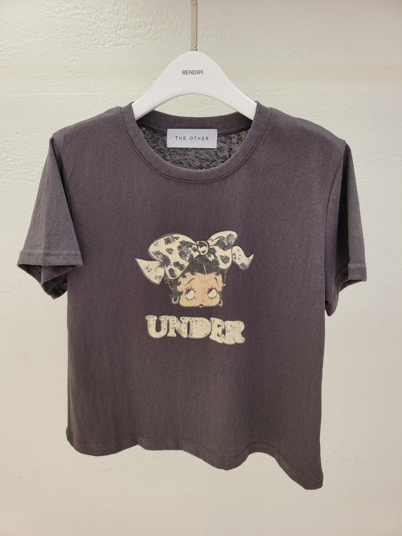 THE OTHER韓國直郵實拍女士新款休閑人氣時尚26春夏職業T恤THE OTHERT恤圖色2