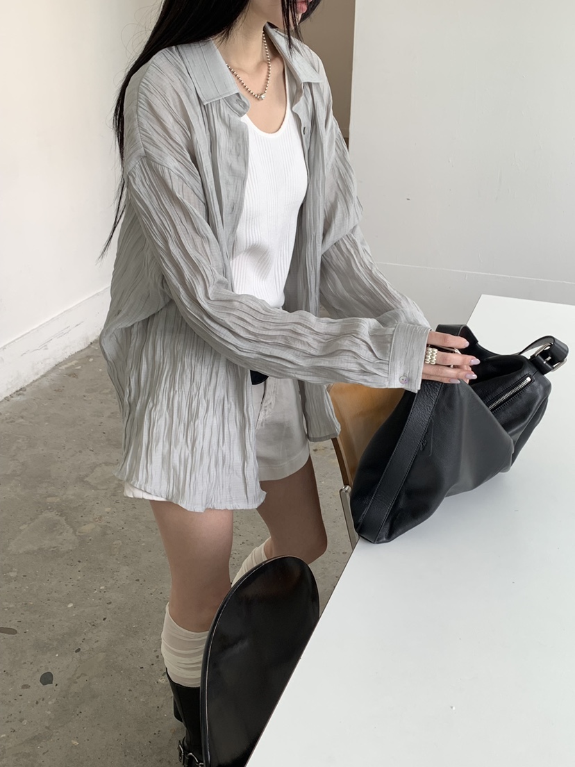 RIVER RAIN韓國直郵女士新品26春夏熱賣時尚推薦襯衫蕾絲衫RIVER RAIN襯衫/蕾絲衫