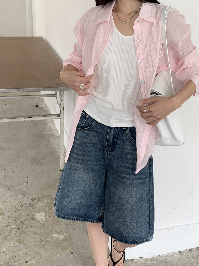 RIVER RAIN韓國直郵女士新品26春夏熱賣時尚推薦襯衫蕾絲衫RIVER RAIN襯衫/蕾絲衫