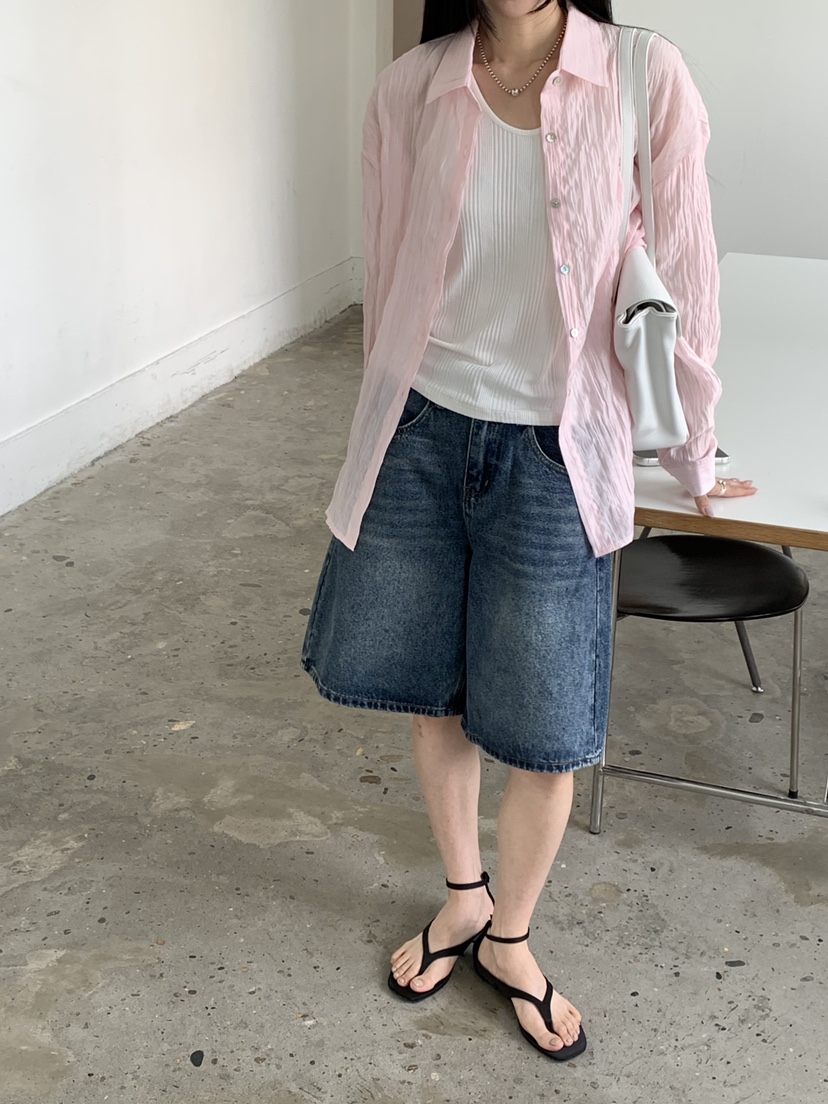 RIVER RAIN韓國直郵女士新品26春夏熱賣時尚推薦襯衫蕾絲衫RIVER RAIN襯衫/蕾絲衫