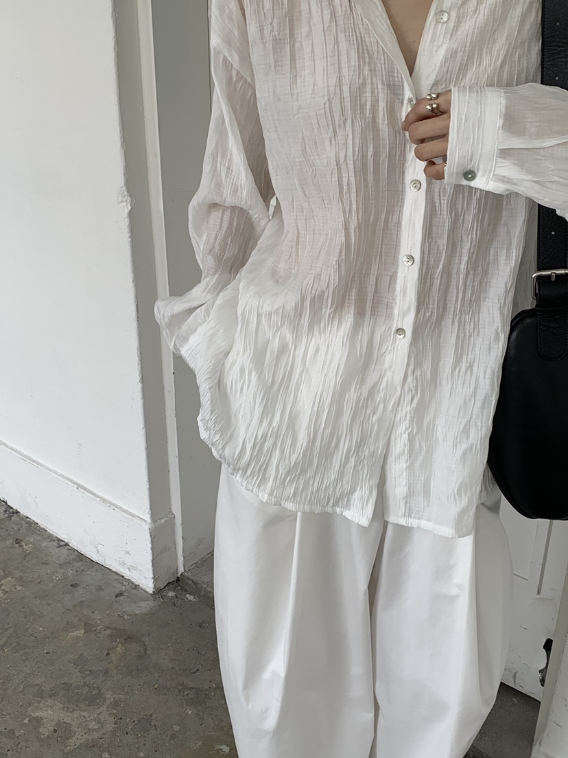 RIVER RAIN韓國直郵女士新品26春夏熱賣時尚推薦襯衫蕾絲衫RIVER RAIN襯衫/蕾絲衫