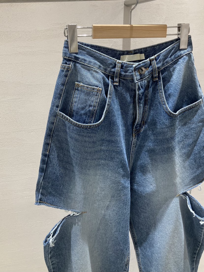 ROUGH韓國直郵實拍女士新款休閑推薦職業時尚人氣26春夏牛仔褲ROUGH牛仔褲