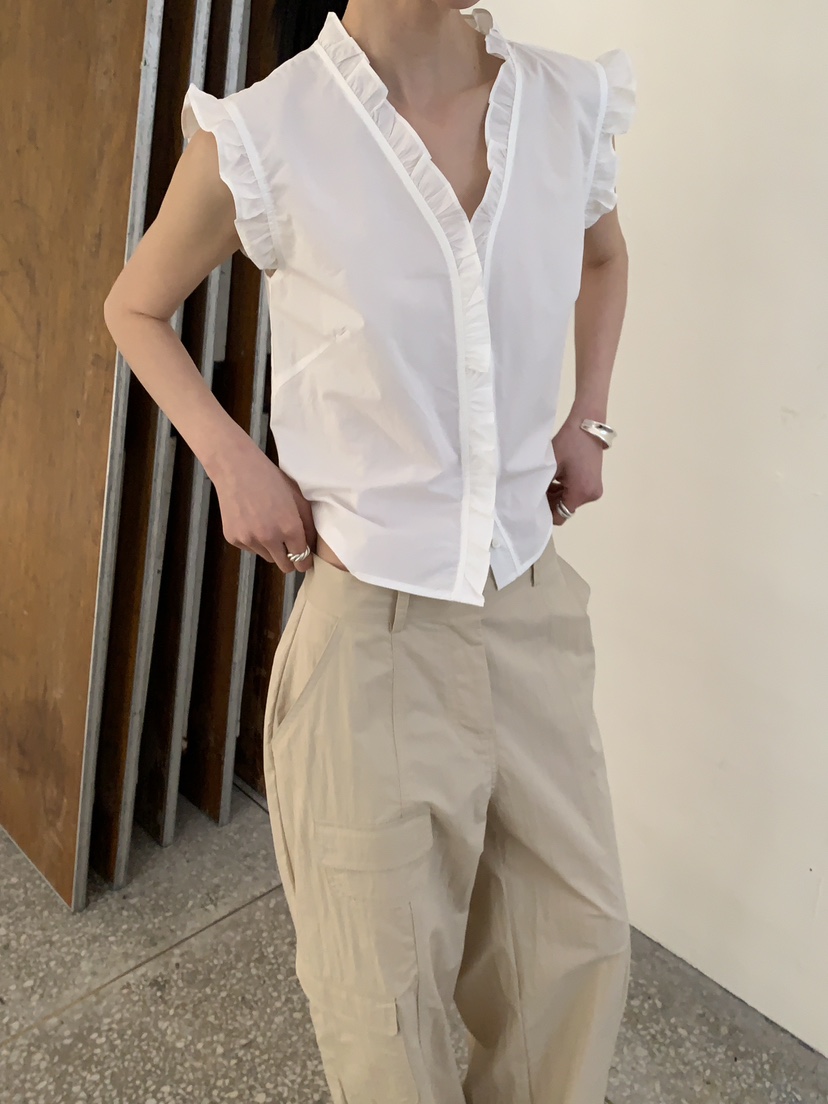 MOVENNE韓國直郵實拍女裝新品時尚推薦休閑職業襯衫蕾絲衫MOVENNE襯衫/蕾絲衫