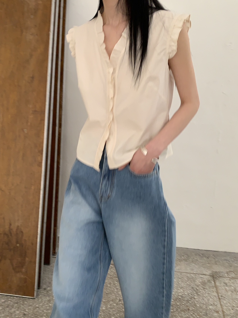 MOVENNE韓國直郵實拍女裝新品時尚推薦休閑職業襯衫蕾絲衫MOVENNE襯衫/蕾絲衫