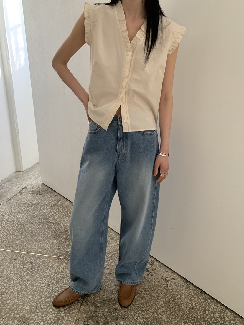 MOVENNE韓國直郵實拍女裝新品時尚推薦休閑職業襯衫蕾絲衫MOVENNE襯衫/蕾絲衫