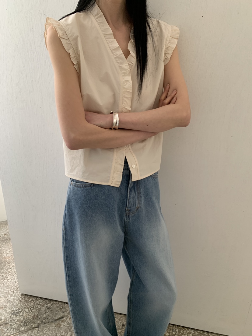 MOVENNE韓國直郵實拍女裝新品時尚推薦休閑職業襯衫蕾絲衫MOVENNE襯衫/蕾絲衫