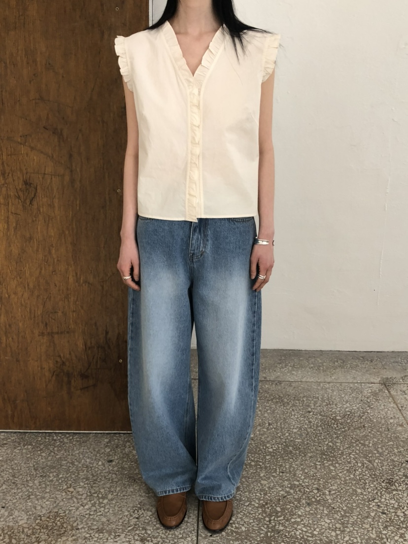 MOVENNE韓國直郵實拍女裝新品時尚推薦休閑職業襯衫蕾絲衫MOVENNE襯衫/蕾絲衫