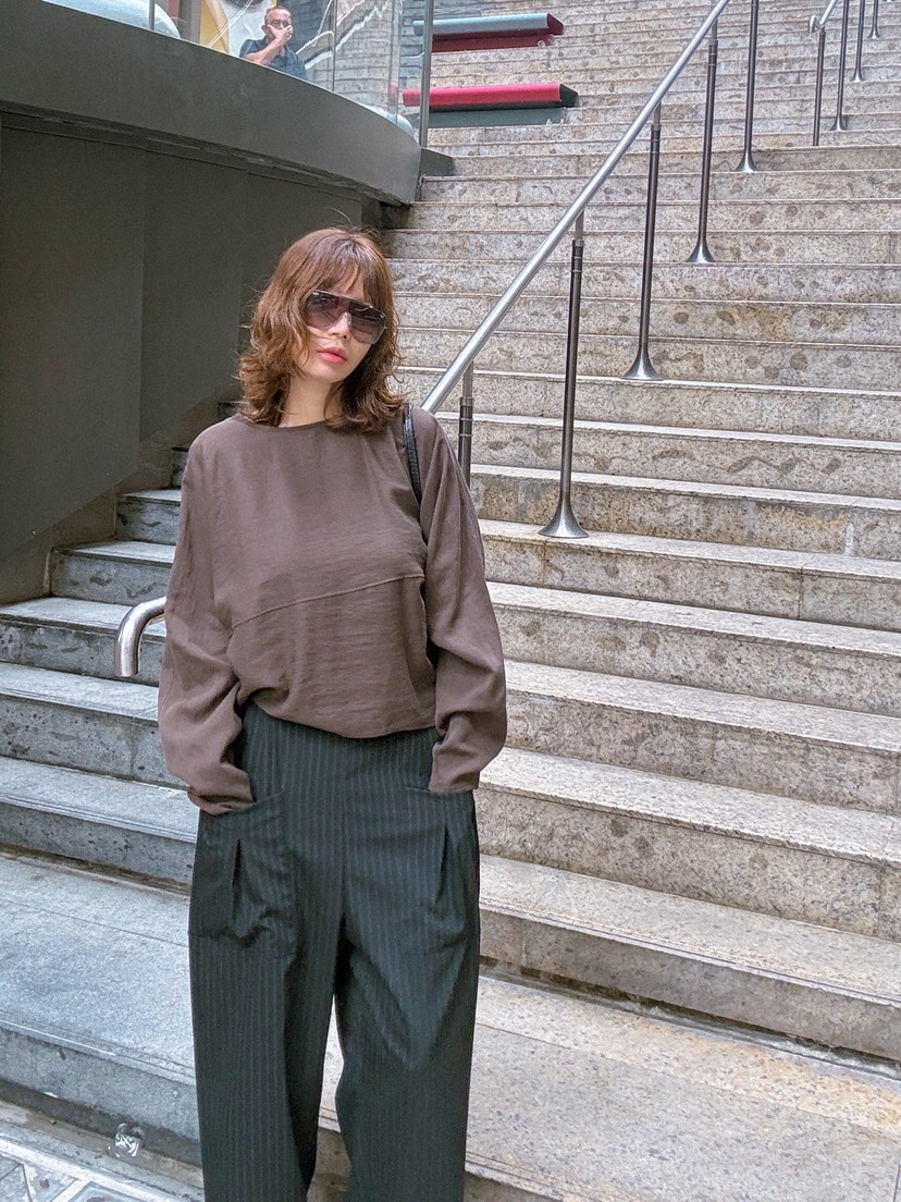 PARIS MATCH韓國代購女裝新品人氣推薦熱賣26春夏長袖T恤PARIS MATCH長袖T恤