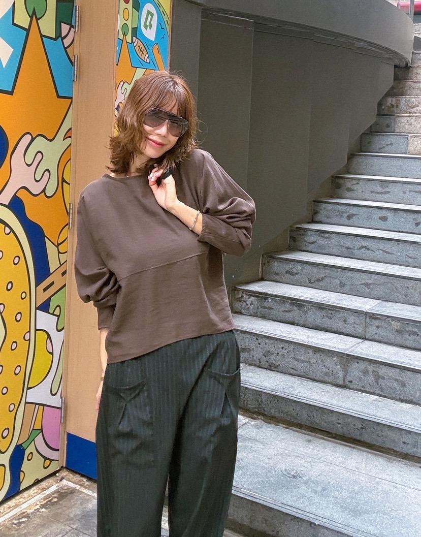 PARIS MATCH韓國代購女裝新品人氣推薦熱賣26春夏長袖T恤PARIS MATCH長袖T恤