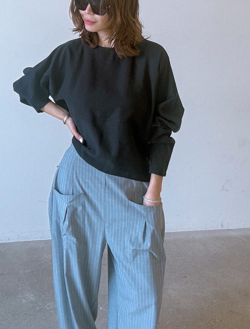 PARIS MATCH韓國代購女裝新品人氣推薦熱賣26春夏長袖T恤PARIS MATCH長袖T恤圖色2