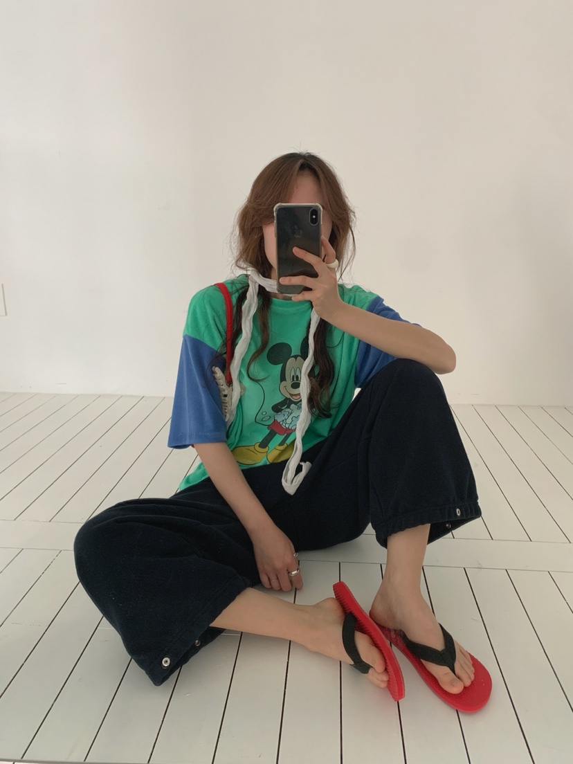 TOLL韓國代購女士新品熱賣休閑26春夏時尚推薦職業人氣T恤TOLLT恤