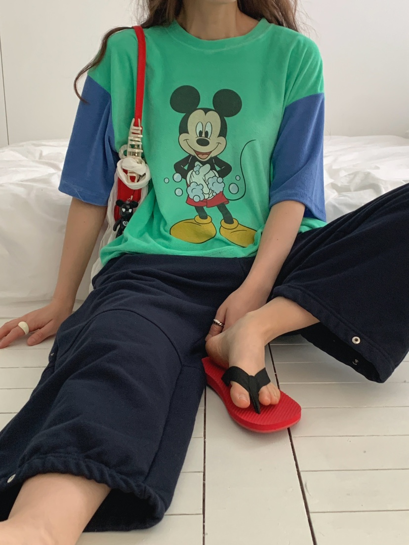 TOLL韓國代購女士新品熱賣休閑26春夏時尚推薦職業人氣T恤TOLLT恤