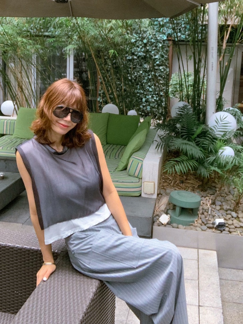 PARIS MATCH韓國東大門代購女裝新款休閑熱賣26春夏吊帶背心PARIS MATCH吊帶/背心