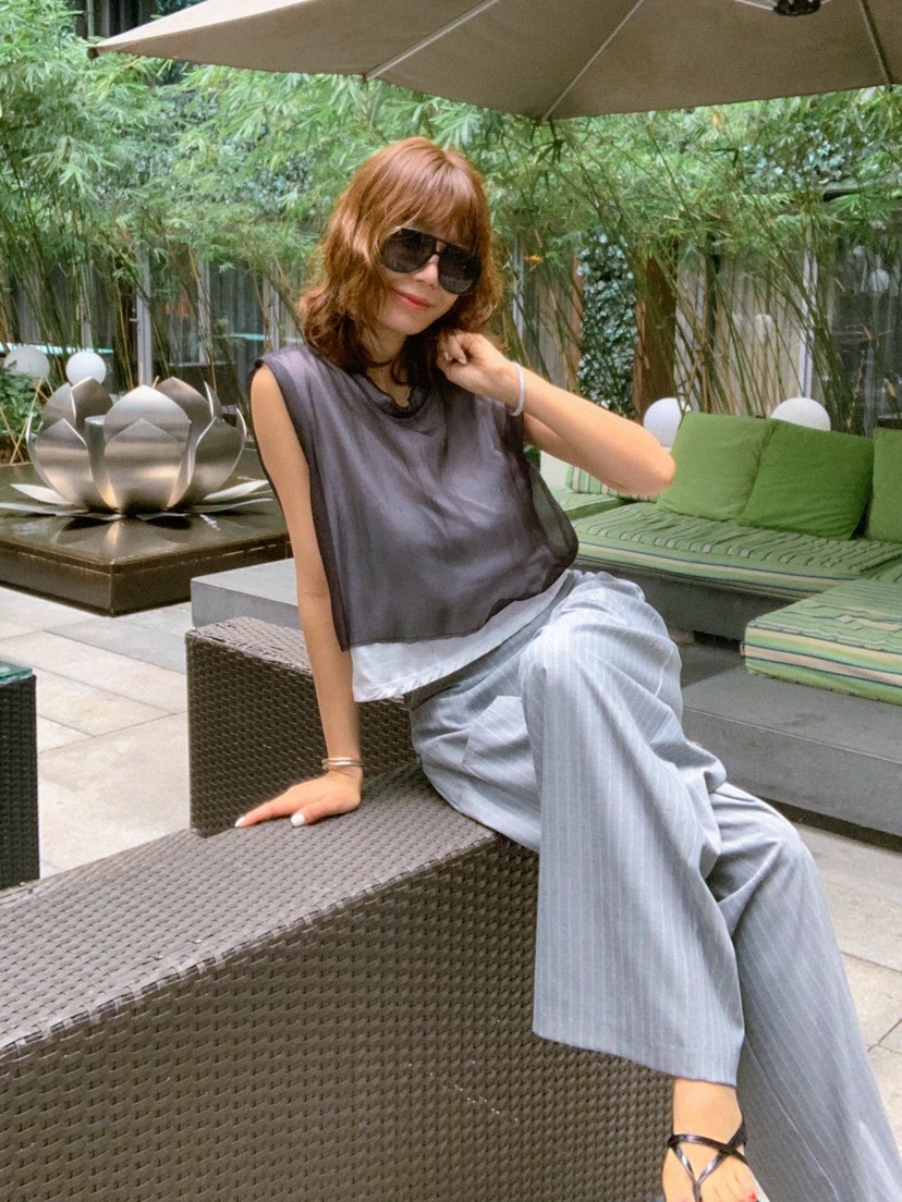 PARIS MATCH韓國東大門代購女裝新款休閑熱賣26春夏吊帶背心PARIS MATCH吊帶/背心