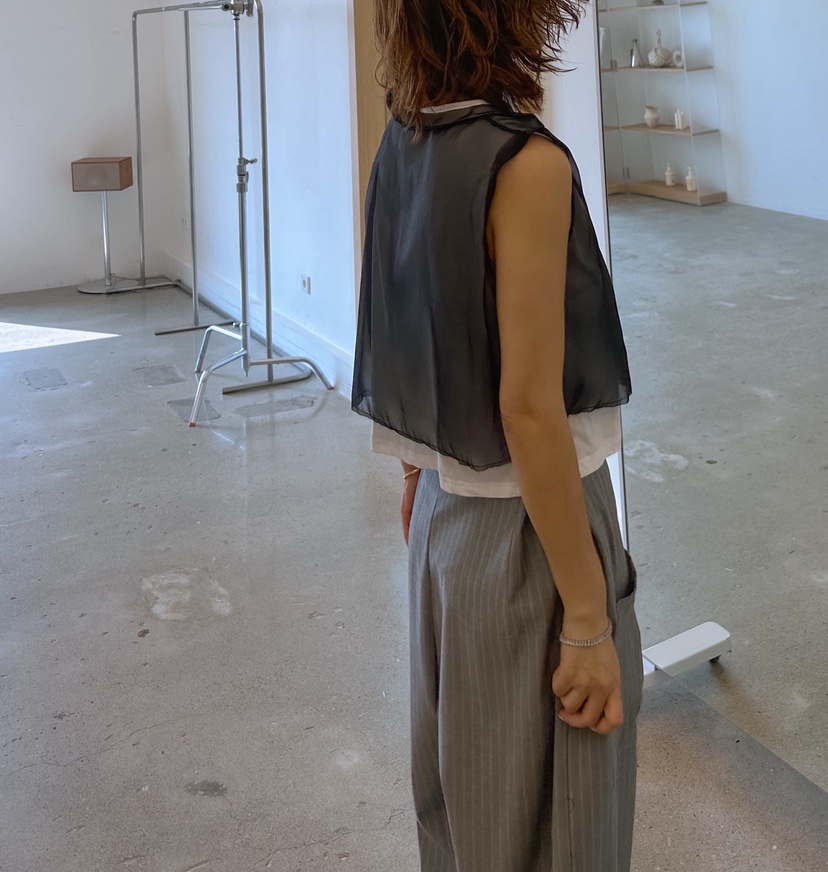 PARIS MATCH韓國東大門代購女裝新款休閑熱賣26春夏吊帶背心PARIS MATCH吊帶/背心