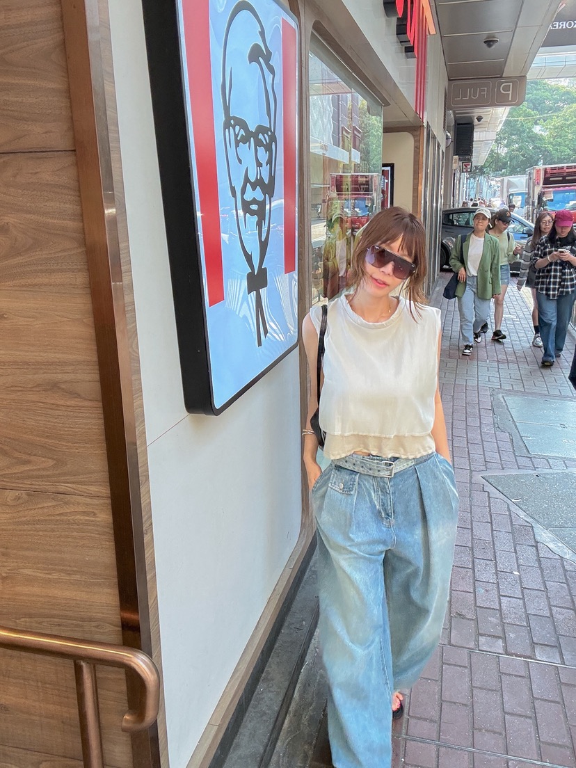 PARIS MATCH韓國東大門代購女裝新款休閑熱賣26春夏吊帶背心PARIS MATCH吊帶/背心