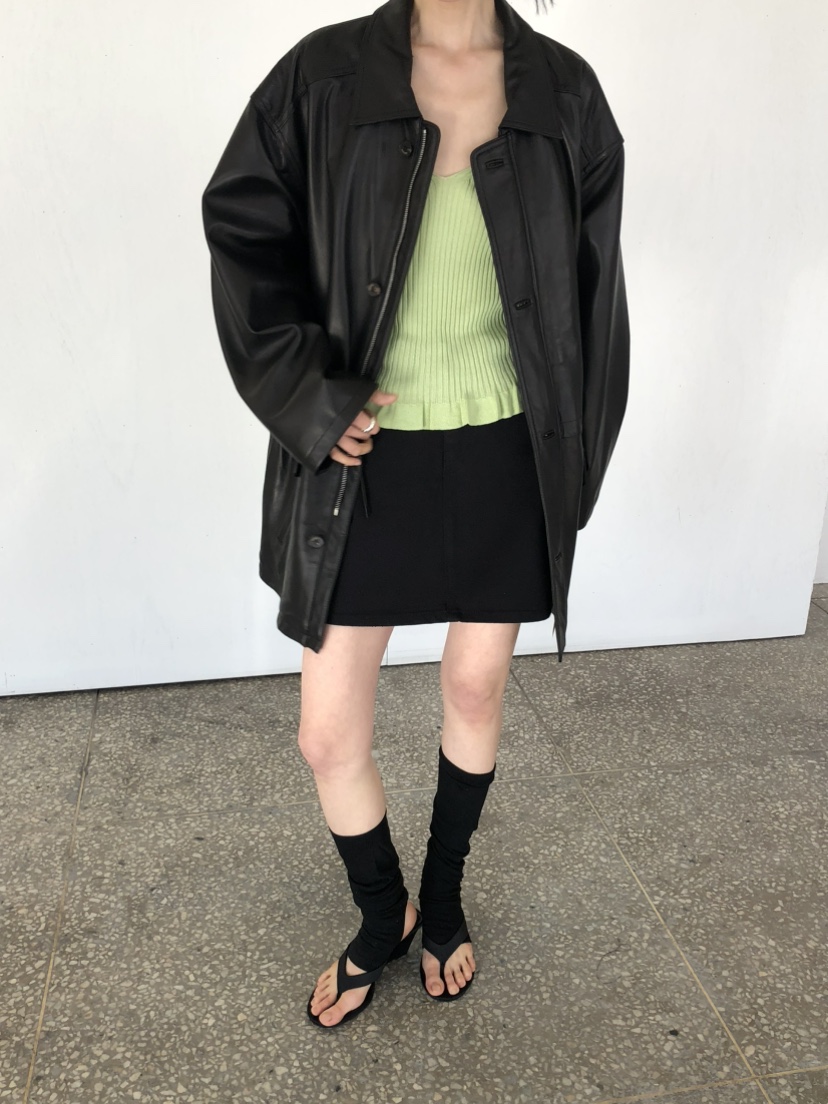 MOVENNE韓國東大門直郵女士新款職業熱賣吊帶背心褶邊針織MOVENNE吊帶/背心