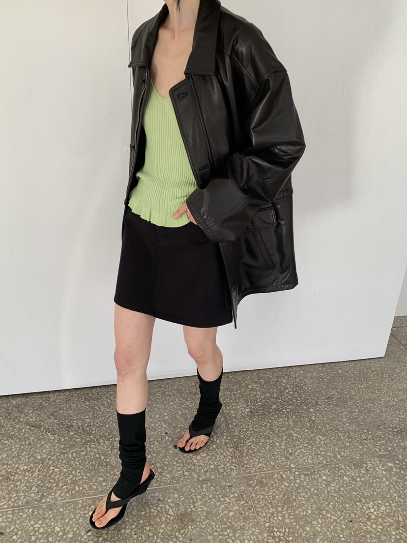 MOVENNE韓國東大門直郵女士新款職業熱賣吊帶背心褶邊針織MOVENNE吊帶/背心