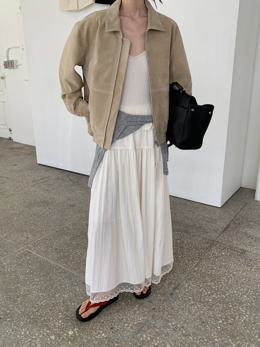 MOVENNE韓國東大門直郵女士新款職業熱賣吊帶背心褶邊針織MOVENNE吊帶/背心