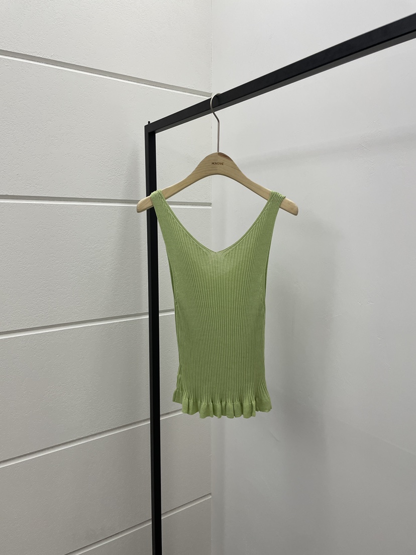 MOVENNE韓國東大門直郵女士新款職業熱賣吊帶背心褶邊針織MOVENNE吊帶/背心圖色3