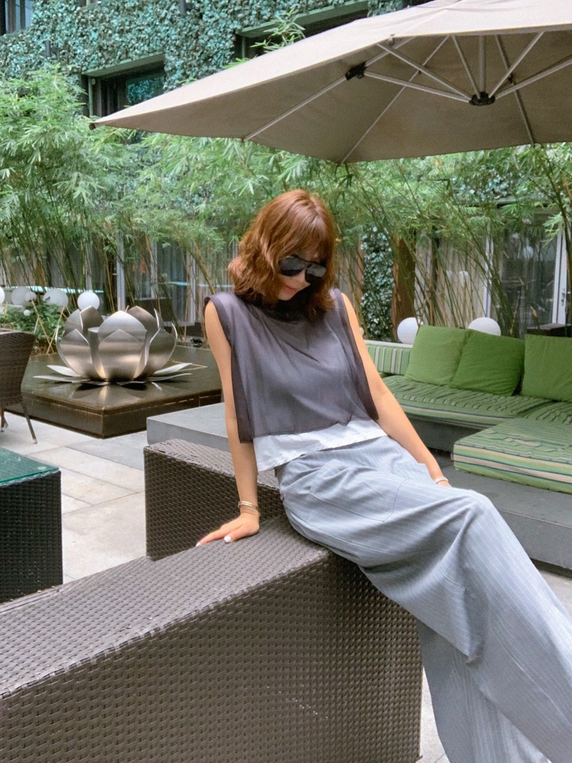 PARIS MATCH韓國東大門直郵女士新款職業推薦26春夏休閑褲PARIS MATCH休閑褲