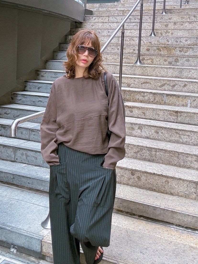 PARIS MATCH韓國東大門直郵女士新款職業推薦26春夏休閑褲PARIS MATCH休閑褲