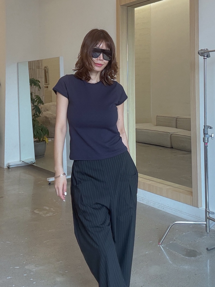 PARIS MATCH韓國東大門直郵女士新款職業推薦26春夏休閑褲PARIS MATCH休閑褲