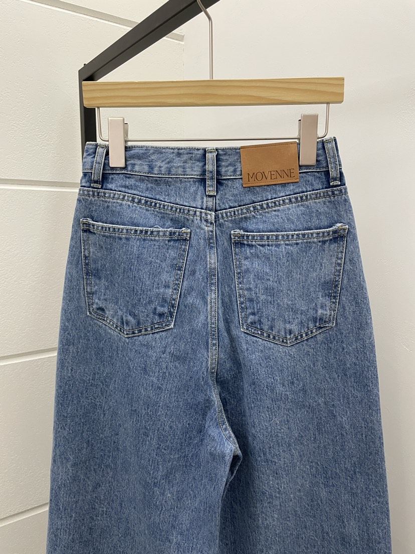 MOVENNE韓國直郵實拍女裝新款推薦26春夏人氣熱賣時尚牛仔褲MOVENNE牛仔褲