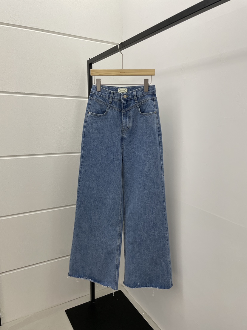 MOVENNE韓國直郵實拍女裝新款推薦26春夏人氣熱賣時尚牛仔褲MOVENNE牛仔褲圖色1