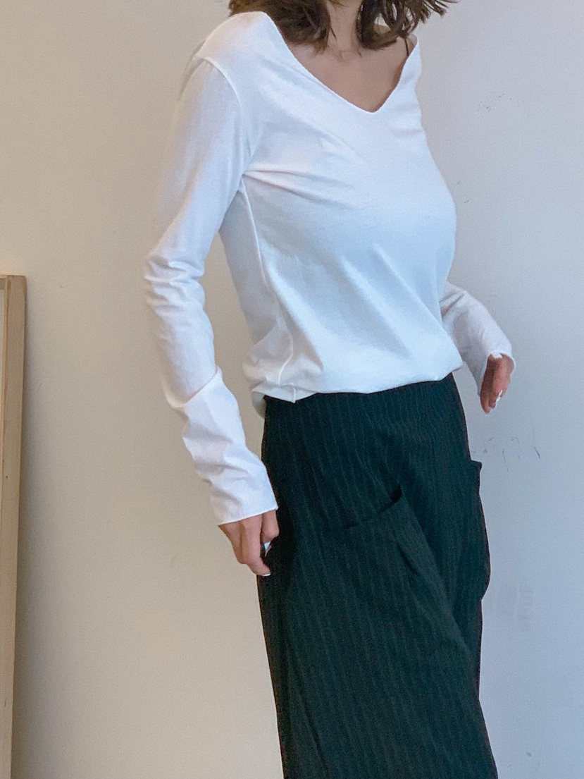 PARIS MATCH韓國代購女裝新品職業26春夏時尚熱賣長袖T恤PARIS MATCH長袖T恤